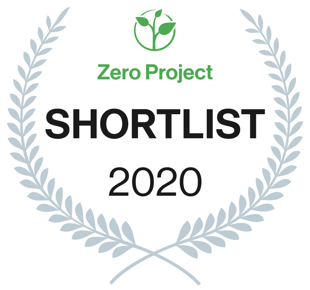 Zero project Shortlsited project 2020 logo