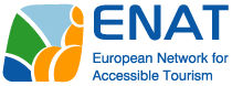 ENAT logo with text: European Network for AccessibleTourism